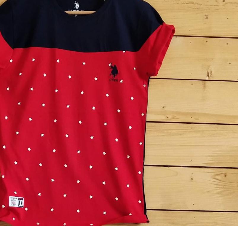 USPA Men's Dual Printed Trending T-Shirts