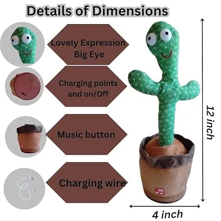 Talking & Dancing Cactus Toy