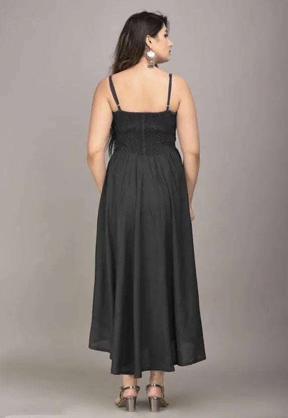 Elegant Black Maxi Dress for Women