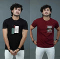 Men's Casual Combo T-Shirts (Pack of 2)