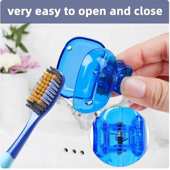 Protector Toothbrush Case for Bathroom Home Travel  (Pack of 4)