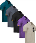 Men's Premium Cotton Polo T-Shirt(pack of 5)